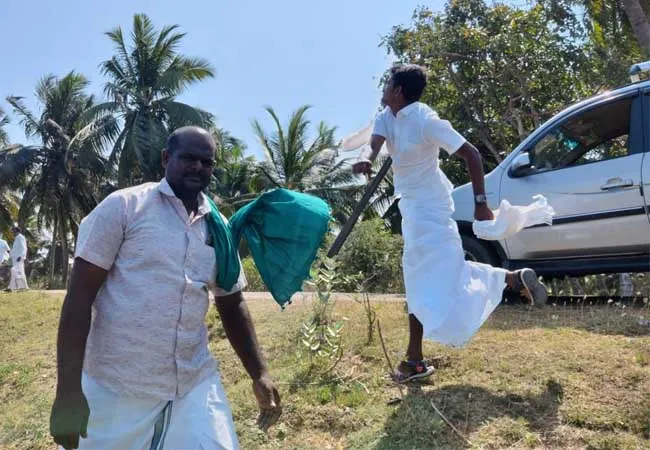 thanjavur district seeds balls spreaded 